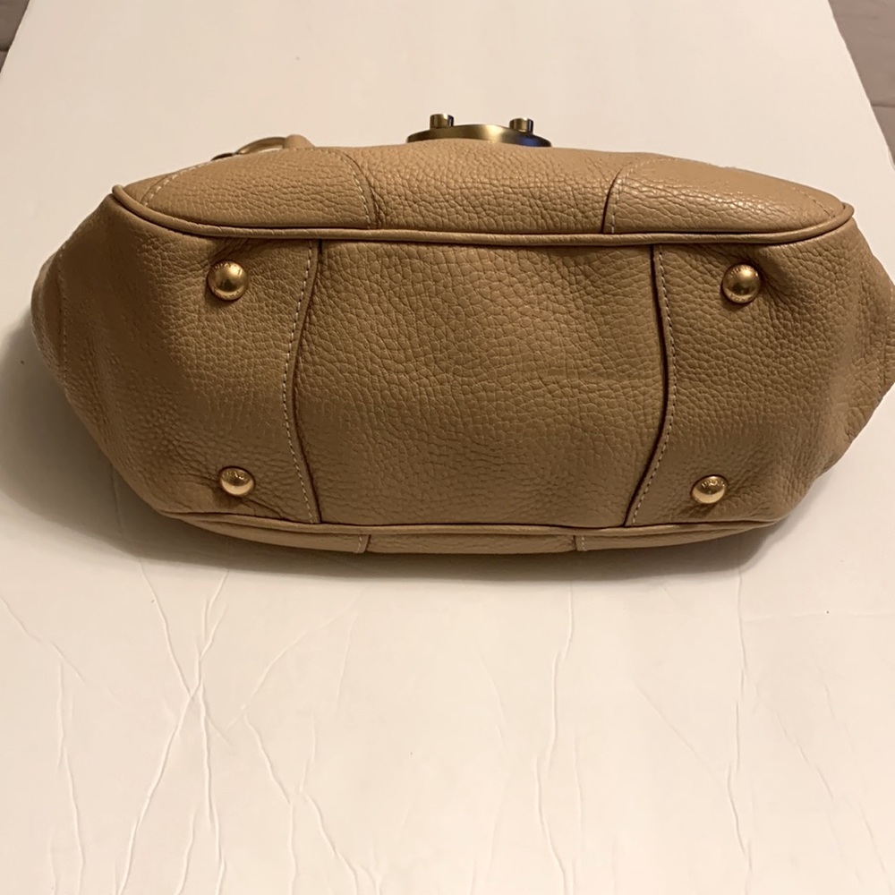 AUTHENTIC PRADA  VIT. DAINO PATTINA LEATHER HANDBAG KEY LOCK WITH DUSTBAG - Picture 12 of 16